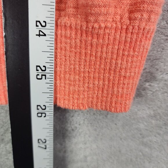 Women's Coral Express V-Neck Sweater Long Sleeve Lightweight Size M - Picture 9 of 10